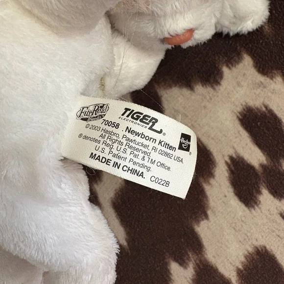 WORKING Bundle of 2 Vintage Hasbro Tiger FurReal Friends Newborn Kitten & Puppy - Picture 6 of 6
